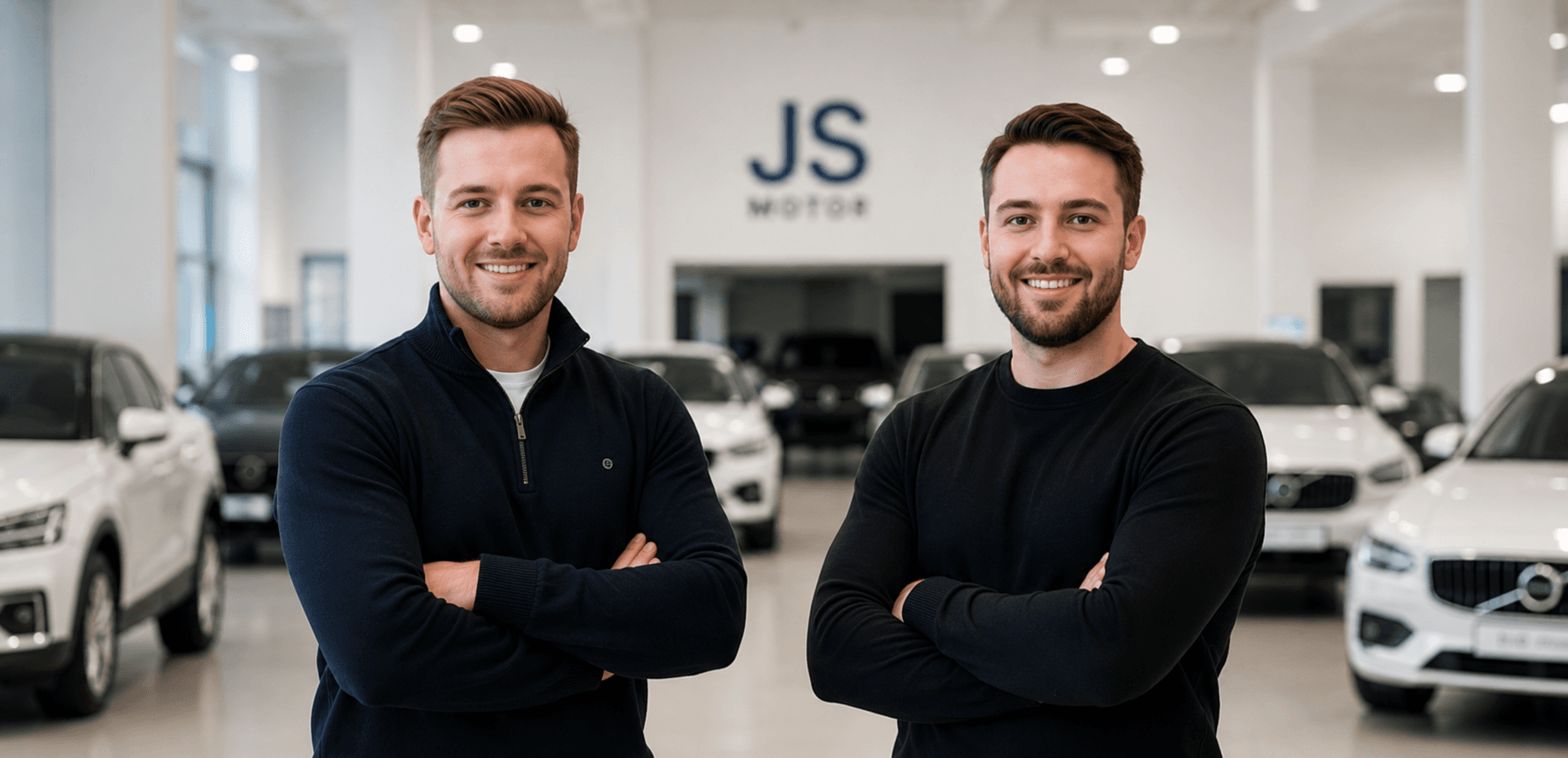 William och Fredrik på JS Motor
