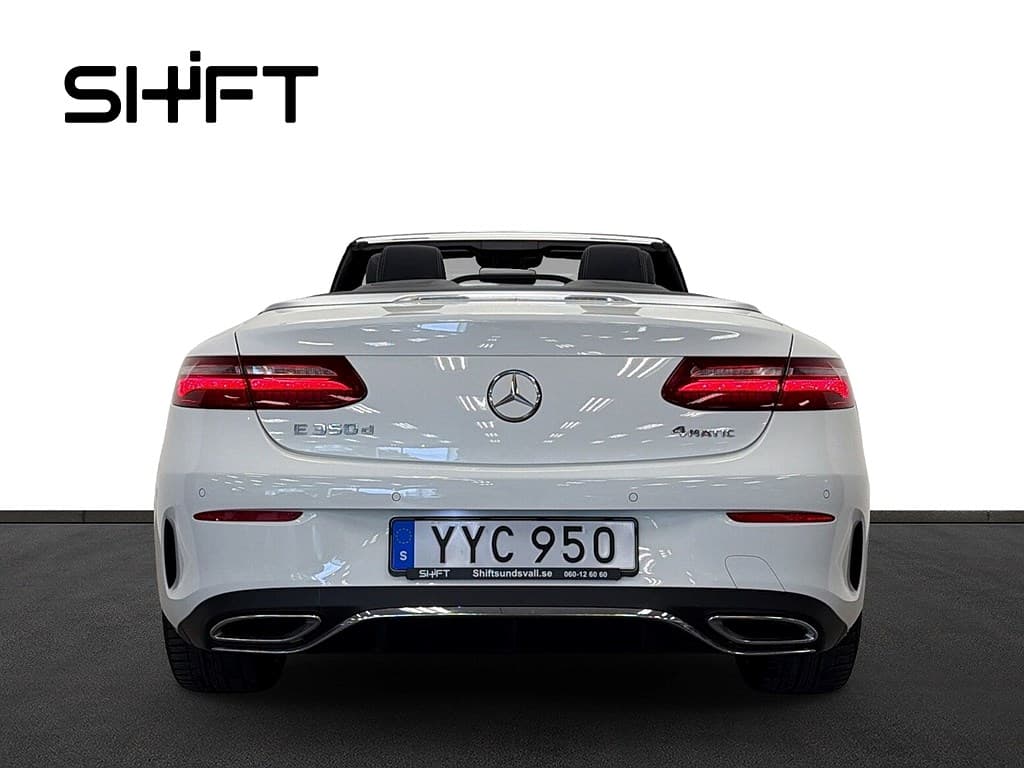 Mercedes-Benz E 350 d Cabriolet 4MATIC 9G-Tronic, 258hk, 2018